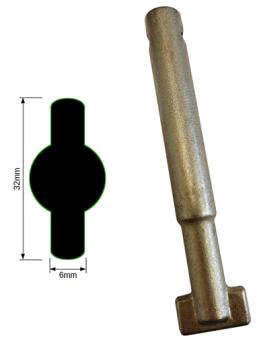 32mm Flachspitze